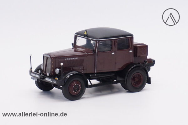 Schuco Modell | Hanomag ST 100 Zugmaschine | 1/43 - braun/schwarz