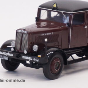 Schuco Modell | Hanomag ST 100 Oldtimer Zugmaschine | 1/43 - braun/schwarz