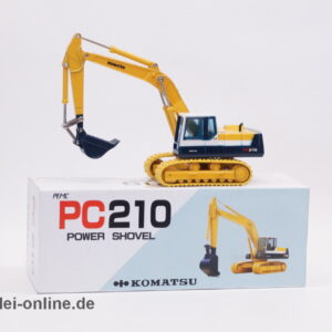 Goods Wave Japan KOMATSU PC210 Hydraulik Bagger | Kettenbagger | Made in Japan | 1:48 Modell K-004