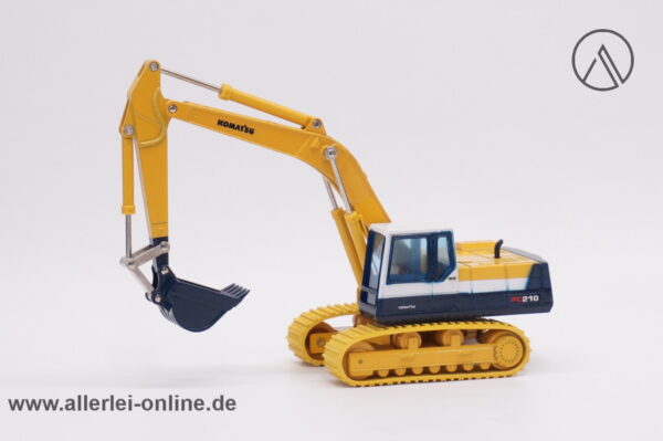 KOMATSU PC210 Hydraulik Bagger | Kettenbagger | Made in Japan | 1:48 Modell K-004 mit OVP