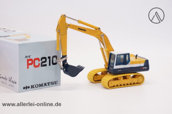 Goods Wave KOMATSU PC210 Hydraulik Bagger | Kettenbagger | Made in Japan | 1:48 Modell K-004