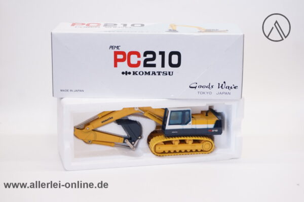 KOMATSU PC 210 Power Shovel - Hydraulik Bagger | Goods Wave Made in Tokyo Japan | 1:48 Modell K-004