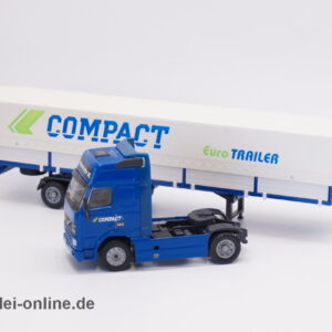 JOAL 1/50 | Volvo FH16 Globetrotter XL | Sattelzug COMPACT Eurotrailer | Modellauto Nr: 334