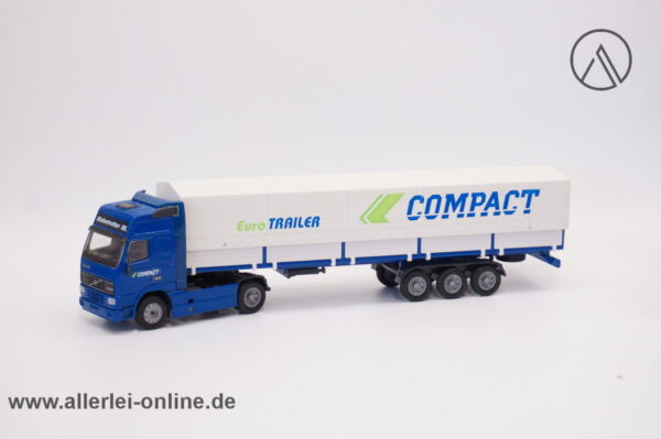JOAL 1/50 | Volvo FH16 Globetrotter XL | Sattelzug COMPACT Eurotrailer | Modell Nr: 334