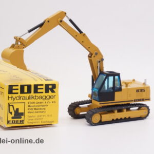 NZG Modelle | EDER 835 Hydraulikbagger | Kettenbagger | 1/50 Modell Nr. 238 R Baumaschine