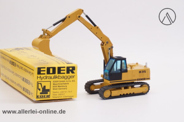 NZG Modelle | EDER 835 Hydraulikbagger | Kettenbagger | 1/50 Modell Nr. 238 R Baumaschine