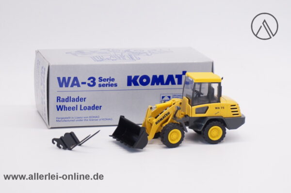 Conrad Modell | Komatsu WA 75 | 1:50 Radlader Baumaschine | Art.Nr: 2432