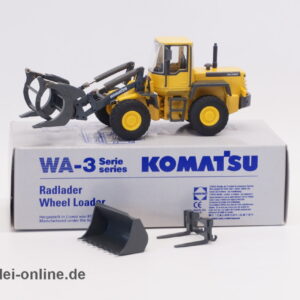 Conrad Modell 2434 | Komatsu WA 270PT | 1:50 Radlader mit Wechselausrüstung