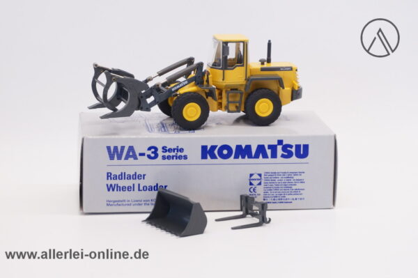 Conrad Modell 2434 | Komatsu WA 270PT | 1:50 Radlader mit Wechselausrüstung