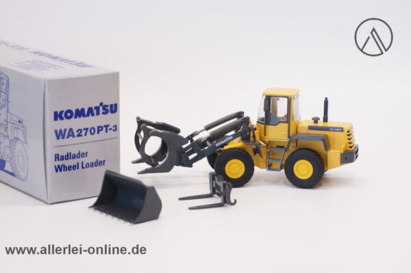 Conrad Modell | Komatsu WA 270PT | 1:50 Radlader mit Wechselausrüstung | Art.Nr: 2434