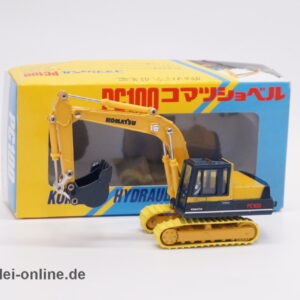 KOMATSU PC100 Hydraulik Bagger | Kettenbagger | Made in Japan | Goods Wave 1/48 Modell K-002