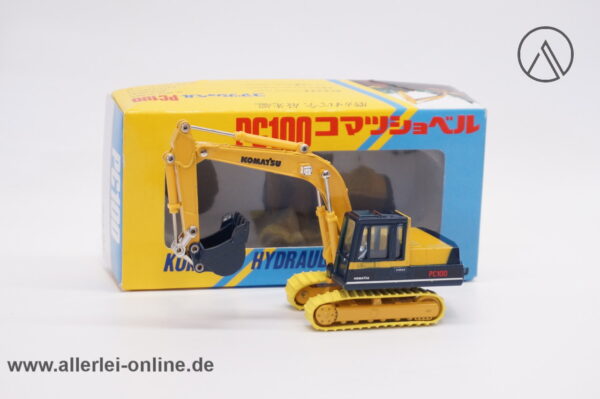 KOMATSU PC100 Hydraulik Bagger | Kettenbagger | Made in Japan | Goods Wave 1/48 Modell K-002