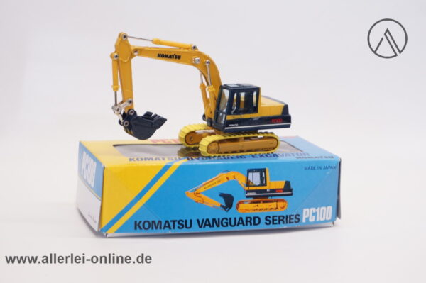 KOMATSU PC 100 Hydraulik Bagger | Kettenbagger | Made in Japan | Goods Wave 1/48 Excavator K-002