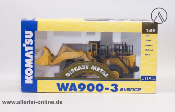 JOAL Modell 265 | Komatsu WA 900 3 avance | 1/50 Radlader Wheel Loader in OVP