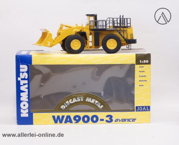 JOAL Modell 265 | Komatsu WA 900 3 avance | 1/50 Radlader Baumaschinen Modell