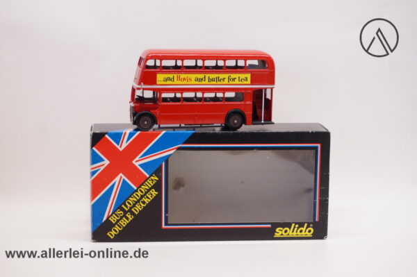 Solido 1:50 Hovis LONDON Bus / Doppeldecker Bus Vintage Solido Modelle / Modellautos