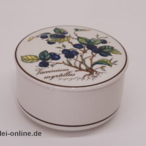 Villeroy & Boch Botanica | Vaccinium myrtillus mit Wurzel | Bonboniere Dose mit Deckel | 8 cm