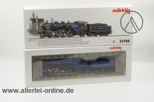 Märklin H0 | 33186 Delta-Digital | S 3/6 Schnellzug Dampflok 3673