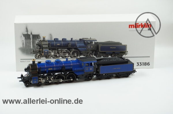 Märklin H0 | 33186 Delta-Digital | S 3/6 Schlepptender Dampflokomotive 3673 der K.Bay.Sts.B.