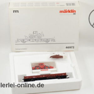 Märklin H0 | 46972 Flachwagen Beladen mit Wiking Radlader