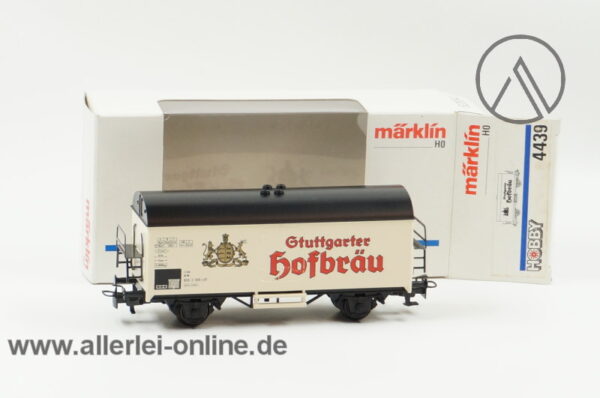 Märklin H0 | 4439 Bierwagen - Brauerei Stuttgarter Hofbräu - Kühlwagen | Gedeckter Güterwagen mit OVP