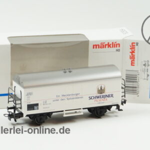 Märklin H0 | 4418 Bierwagen - Brauerei Schweriner Pilsener - Kühlwagen | Gedeckter Güterwagen mit OVP