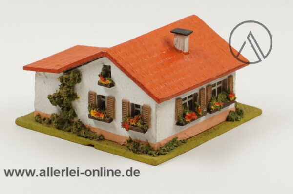 RS Rudolf Spitaler Modell 403 | Haus - Siedlungshaus | Spur TT - H0 | 50er Jahre Holz-Pappe Fertigmodell