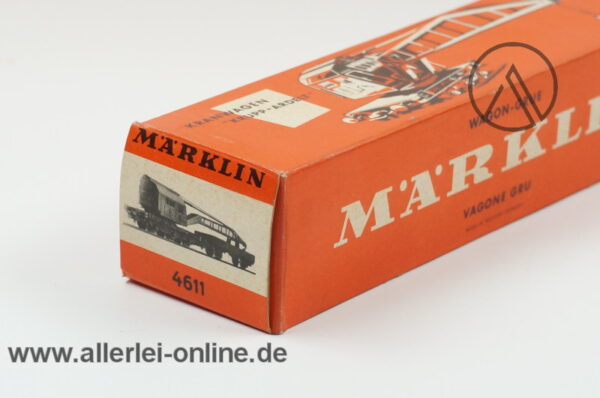 50er Jahre Märklin H0 | 4611 Krupp-Ardelt Kranwagen 315/2
