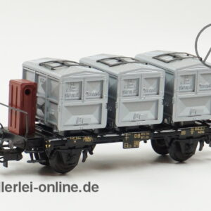 Märklin H0 | 4614 Behältertragwagen mit Bremserhaus