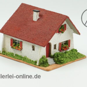 RS Rudolf Spitaler Modell 6471/1 | Haus - Einfamilienhaus | Spur TT - H0 | 50er Jahre Holz-Pappe Fertigmodell ,unbenutzt