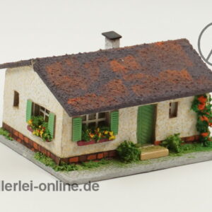 RS Rudolf Spitaler Modell 6400 | Haus - Siedlungshaus | Spur TT - H0 | 50er Jahre Holz-Pappe Fertigmodell