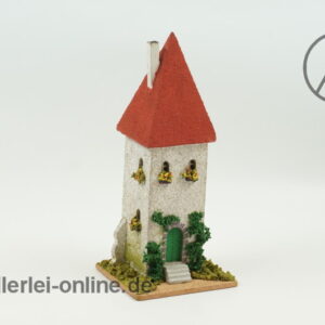 RS Rudolf Spitaler Modell 6491/1 | Turm - Stadtturm | Spur TT - H0 | 50er Jahre Holz-Pappe Fertigmodell ,unbenutzt