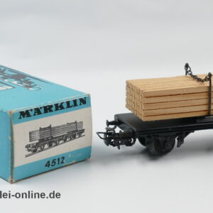 Märklin H0 | 4512 Langholzwagen | Drehschemelwagen