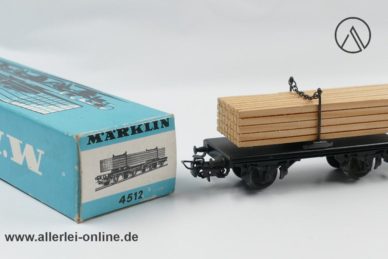 Märklin H0 | 4512 Langholzwagen | Drehschemelwagen Märklin H0 | 4512 Langholzwagen | Drehschemelwagen