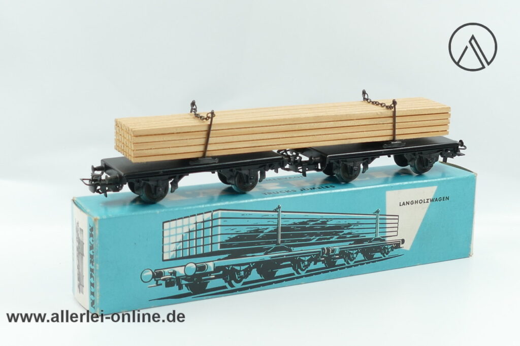 Märklin H0 | 4512 Langholzwagen | Drehschemelwagen 2-tlg.