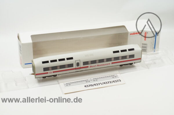 Märklin H0 | 4373 ICE Bord Restaurant Zwischenwagen 804 009-9 | ICE