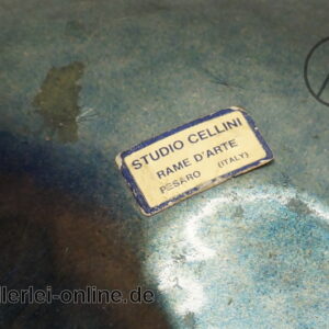 Kupfer Schale bunt | Studio Cellini Rame D`Arte | 60er Jahre | Italien