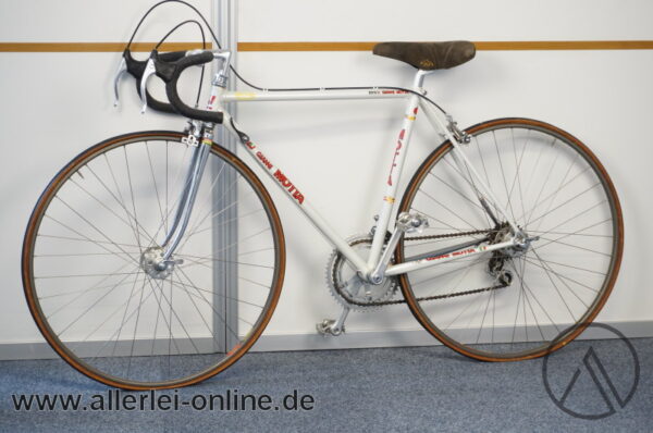 Gianni Motta Rennrad | Vintage Italienisches Rennrad | Roadbike Fahrrad ,weiss | Rahmenhöhe 50 cm