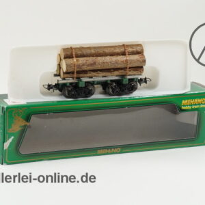 Mehano H0 | LOG Car Green Frame | T052/19967 Stammholz Güterwagen mit OVP