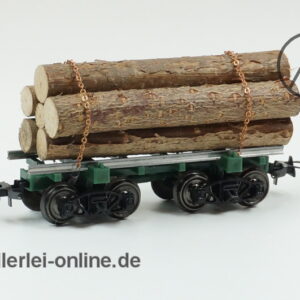 Mehano H0 | LOG Car Green Frame | T052/19967 Stammholz Güterwagen