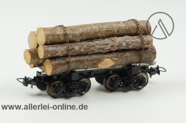 Mehano H0 | LOG Car Black Frame | T052/19968 Stammholz Güterwagen