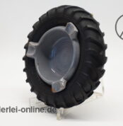 Reifen-Aschenbecher Keramikeinsatz |Traktor Reifen | Dunlop| Reifen Seitner Aschaffenburg | Vintage 40-50er Jahre