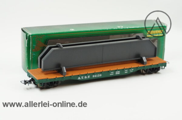 Mehano H0 | ATSF Flat Car mit Metallträgern | T113/17883 mit OVP