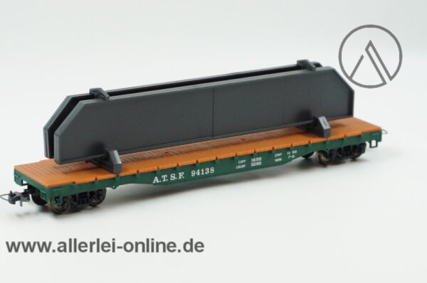 Mehano H0 | ATSF Flat Car mit Metallträgern | T113/17883