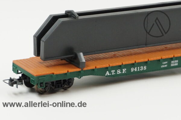 Mehano H0 | ATSF Flat Car with Metal Girders | T113/17883