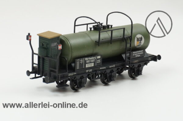 Liliput Spur H0 | L235482 Melassewagen der K.W.St.E | 3-Achs Kesselwagen mit Bremserhaus