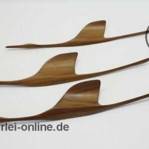 Teak Kraniche | Teakholz Reiher | Wandschmuck | Danish Mid Century Design der 60er Jahre