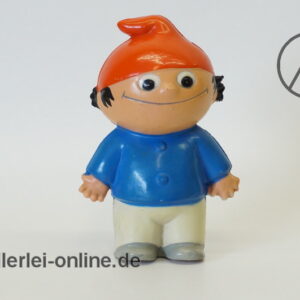 Mainzelmännchen Fritzchen Gummifigur | Goebel Mainzelmann Nr.4 Hohlgummi Figur | Vintage 60-70er Jahre