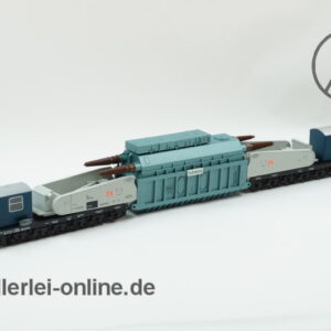 Liliput Spur H0 | L 220999 Siemens Grosstrafo-Schwertransport | 14-Achsiger Schwerlasttransporter der DB