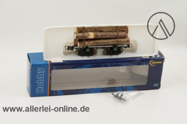 Mehano H0 | LOG Car Green Frame | T052/19967 Stammholz Güterwagen mit OVP